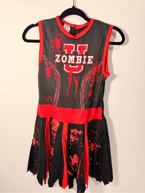 Spirit Black & Red "Zombie U" Girls Cheer Tank Dress